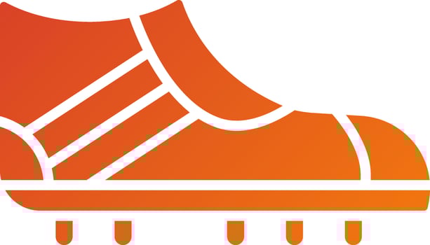 Rugby Boots Icon Style vector