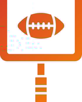 Goal Post Icon Style vector