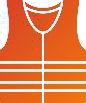 Life Jacket Icon Style vector