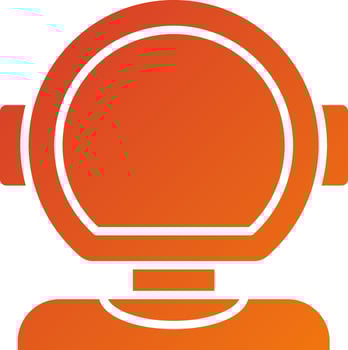 Diving Helmet Icon Style vector