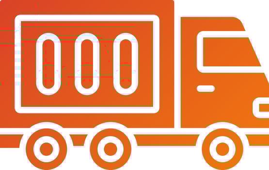 Lorry Icon Style vector