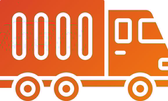 Container Truck Icon Style vector