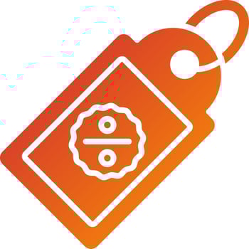 Discount Tag Icon Style vector