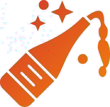 Champagne Icon Style vector