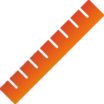 Ruler Icon Style vector