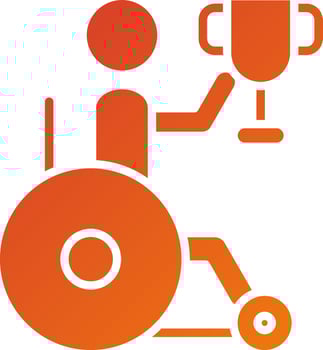 Paralympics Icon Style vector