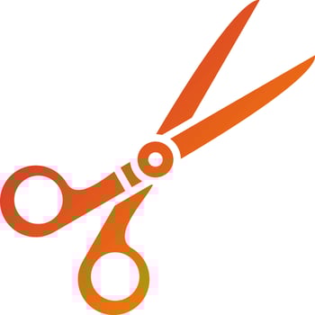 Scissor Icon Style vector