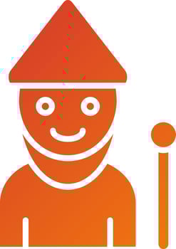 Wizard Icon Style vector