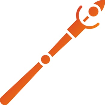 Mage Staff Icon Style vector