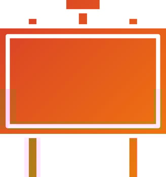 Signboard Icon Style vector