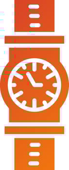 Wristwatch Icon Style vector