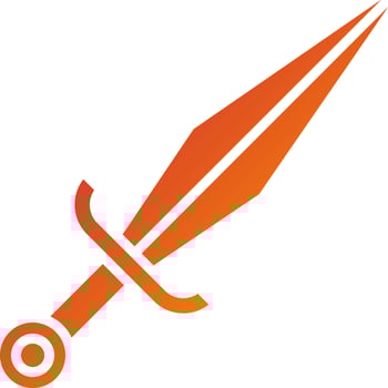 Dagger Icon Style vector