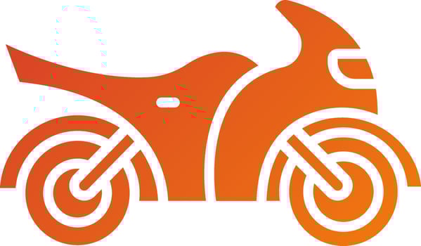 Motorbike Icon Style vector