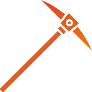 Pickaxe Icon Style vector