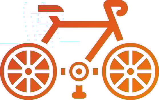 Bicycle Icon Style vector