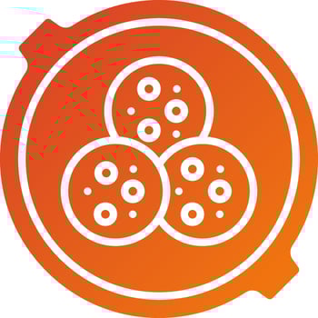 Falafel Icon Style vector