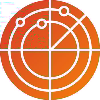 Radar Icon Style vector