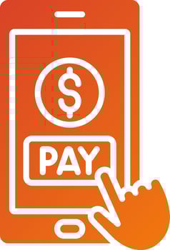 Online Payment Icon Style vector