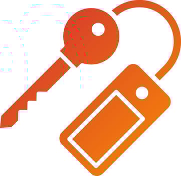 Key Icon Style vector