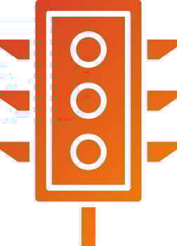 Traffic Light Icon Style vector
