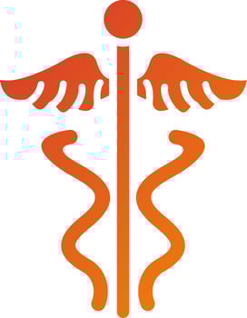 Caduceus Icon Style vector
