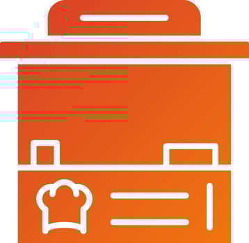 Food Stand Icon Style vector