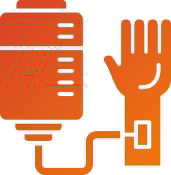 Blood Donation Icon Style vector