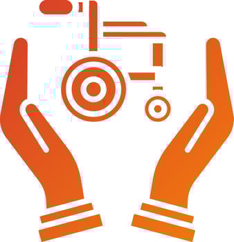 Disable Aid Icon Style vector