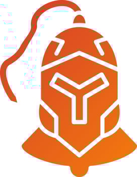 Armor Helmet Icon Style vector