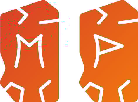 Runes Icon Style vector