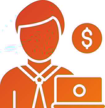 reelancer Male Icon Style vector