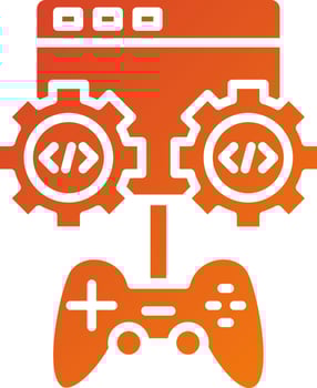 ame Engine Icon Style vector