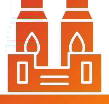 Cut Case Display Icon Style vector