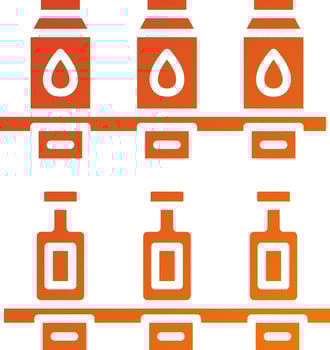 Grocery Merchandising Icon Style vector