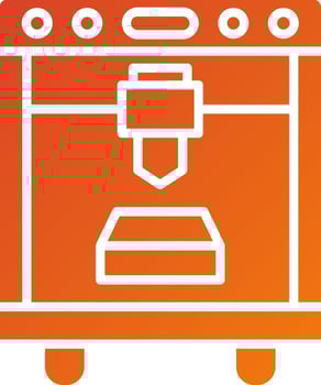 3D Printing Icon Style vector