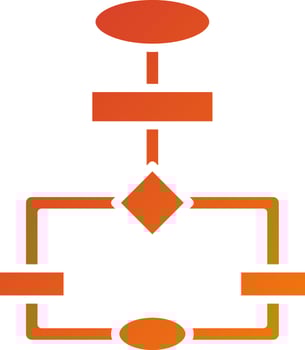 Flowchart Icon Style vector