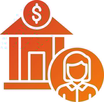 Bank Account Icon Style vector