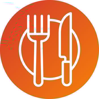 Dinner Icon Style vector