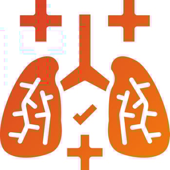 Respiratory Care Icon Style vector