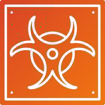 Biohazard Icon Style vector