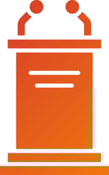 Pulpit Icon Style vector