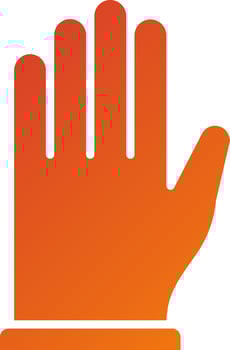 Hand Icon Style vector
