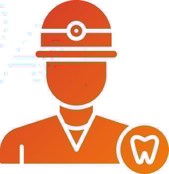 Dentist Icon Style vector
