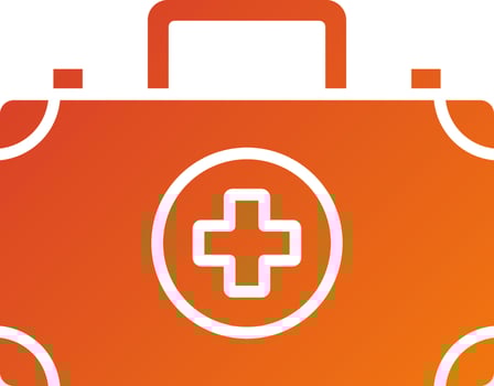 First Aid Kit Icon Style vector