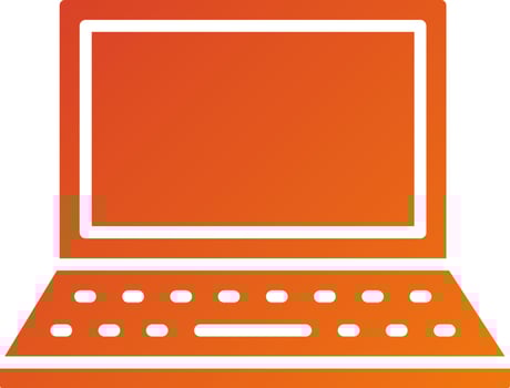 Laptop Icon Style vector