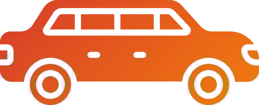 Limousine Icon Style vector