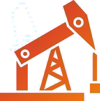 Oil Platform Icon Style vector
