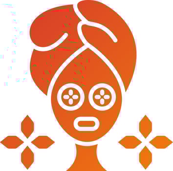 Spa Eye Treatment Icon Style vector