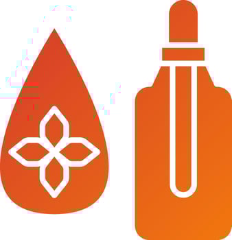 Essentail Oil Icon Style vector