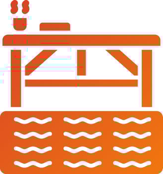 Massage Pool Icon Style vector